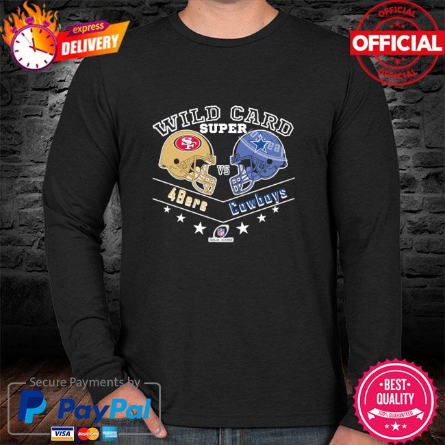 Dallas Cowboys Vs San Francisco 49ers 2022 NFL Wild Card Matchup T-Shirt -  REVER LAVIE