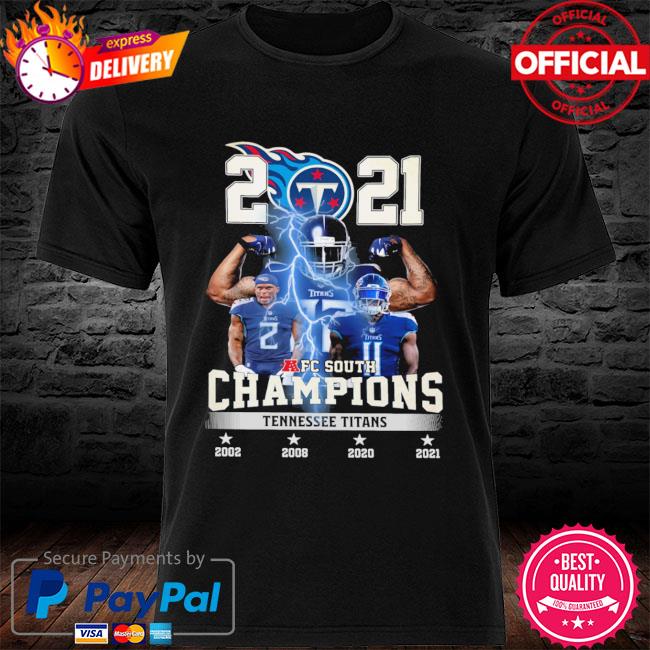 Tennessee Titans Afc South Division Champions 2021 T-Shirt