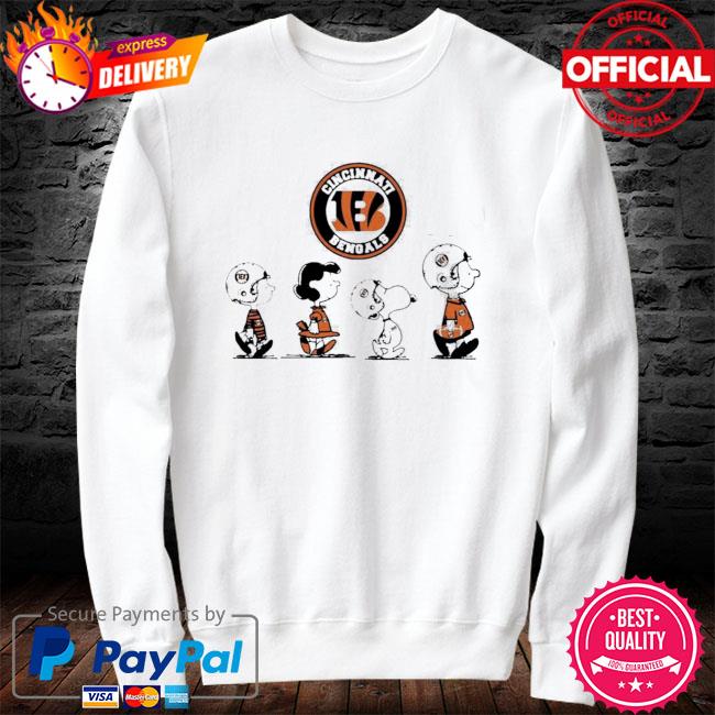 The Peanuts Characters Snoopy And Friends Cincinnati Bengals Football  Unisex T-Shirt - Teeruto