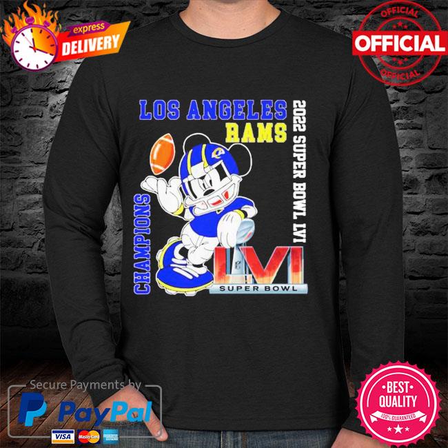 2022 Mickey Mouse Los Angeles Rams 2022 Super Bowl LIV Champions