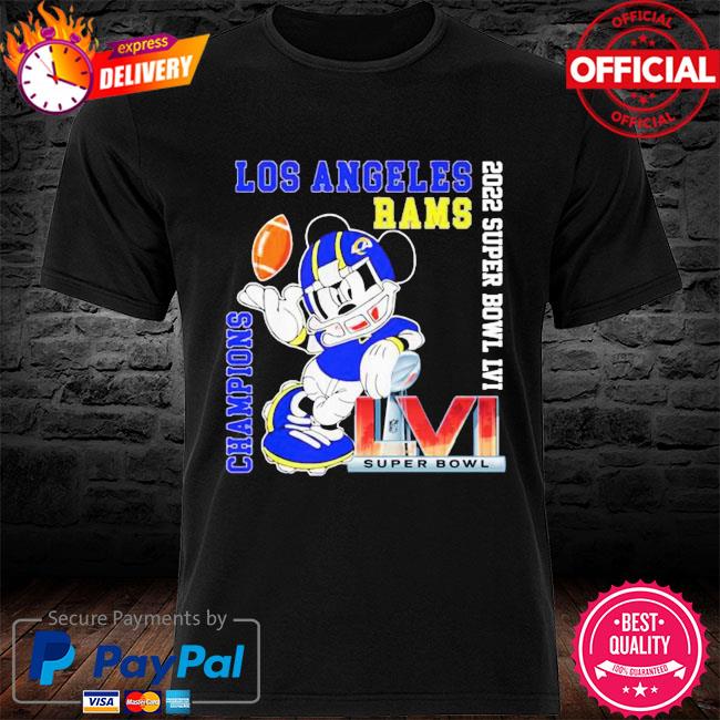 Mickey Mouse Los Angeles Rams Super Bowl 2022 Champions Shirt