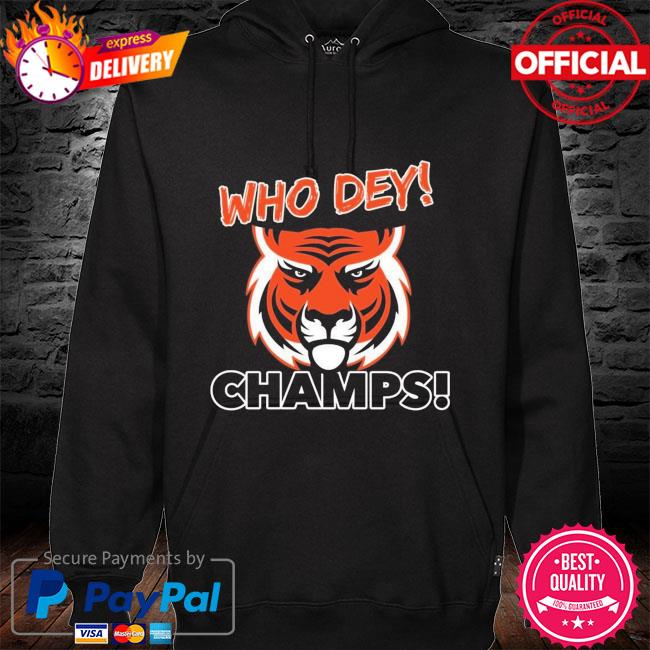 Official Who Dey Champs Cincinnati Bengals Shirt, hoodie, sweater, long  sleeve and tank top