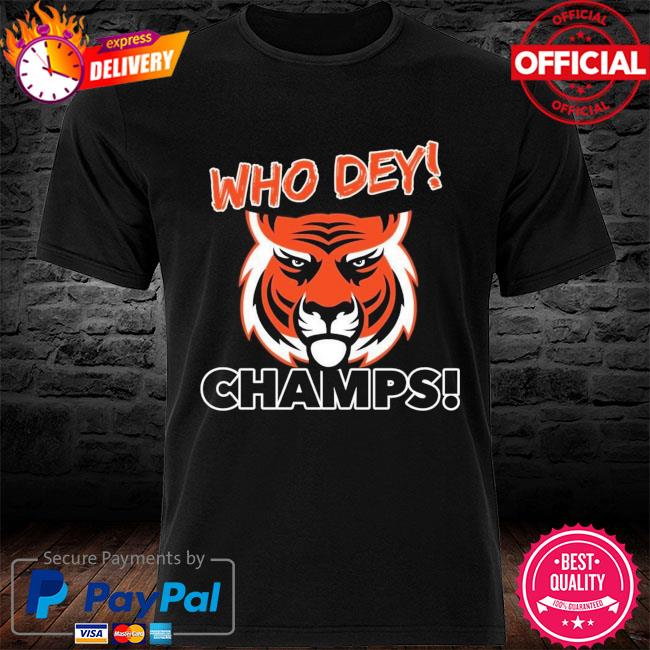 Official Who Dey Champs Cincinnati Bengals Shirt, hoodie, sweater, long  sleeve and tank top