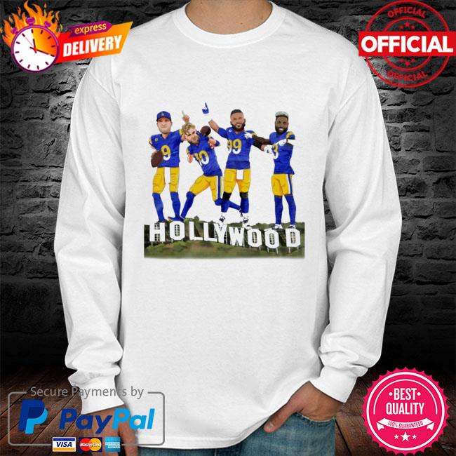 XL Barstool Sports Los Angeles Rams Super Bowl Champions Hollywood Sign T- Shirt