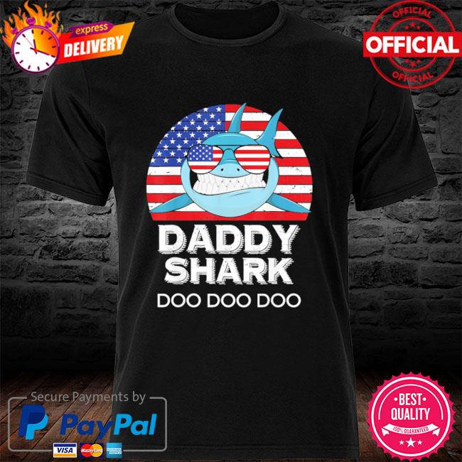 Mens Daddy Shark Doo Doo Vintage T-Shirt Mens Daddy Shark Doo Doo Vintage T-Shirt