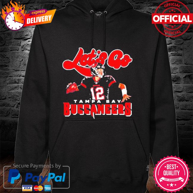 Tom Brady Tampa Bay Buccaneers Let's Go Pullover Hoodie - Gray