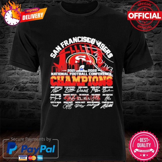 2022 NFC Conference Championship San Francisco 49ers New Design T