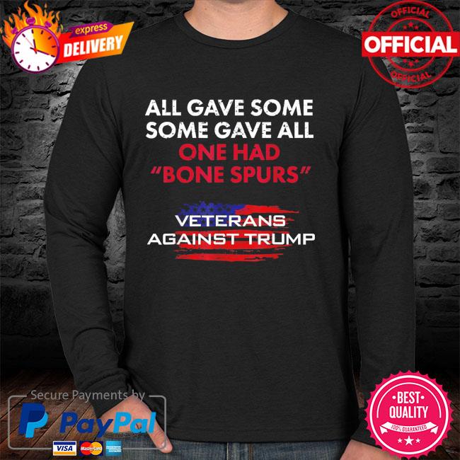 Veterans Anti-Trump Draft Dodger Bone Spurs for Vets Green T-Shirt