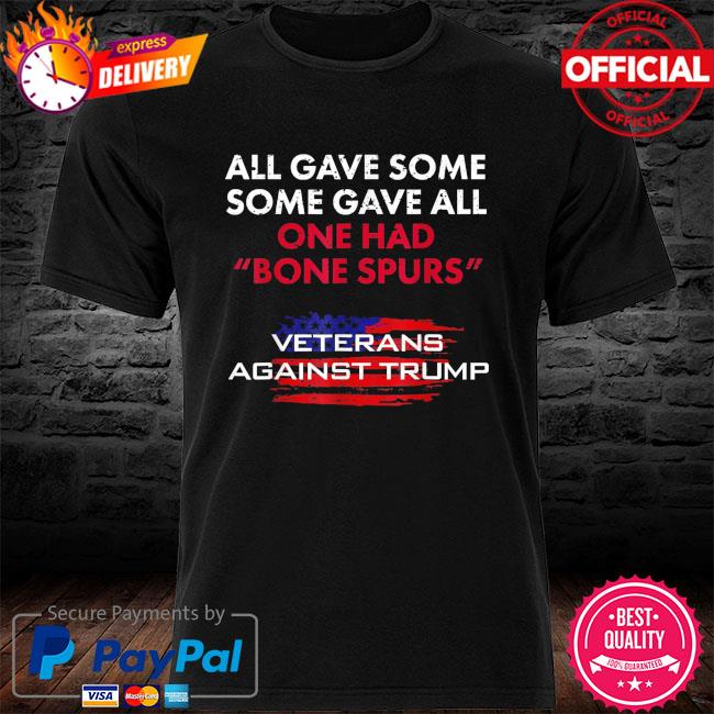 Veterans Anti-Trump Draft Dodger Bone Spurs for Vets Green T-Shirt