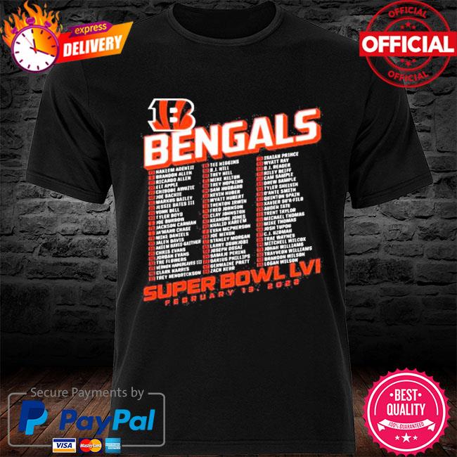 Official Cincinnati Bengals Super Bowl Super Bowl Lvi Cincinnati