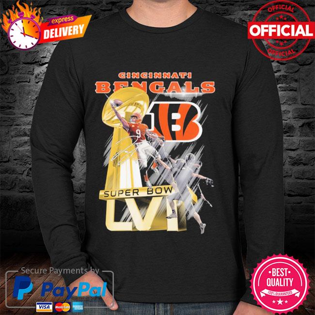 Cincinnati Bengals Super Bowl signature 2022 shirt, hoodie, sweater, long  sleeve and tank top