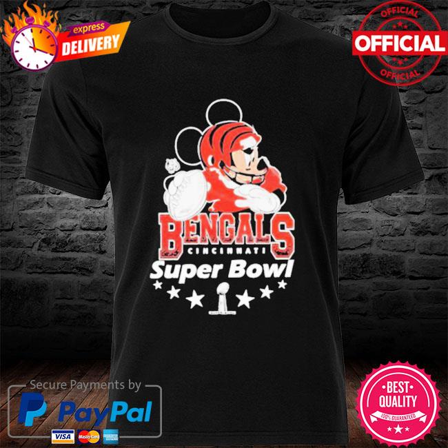 Cincinnati Bengals Mickey Super Bowl Champion T-Shirt