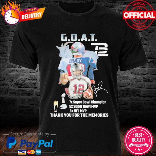 Thank You Tom Brady 12 Goat Shirt, hoodie, sweater, long sleeve and tank top