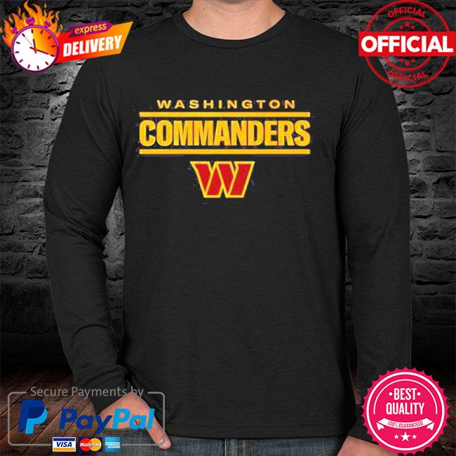 commanders long sleeve shirt