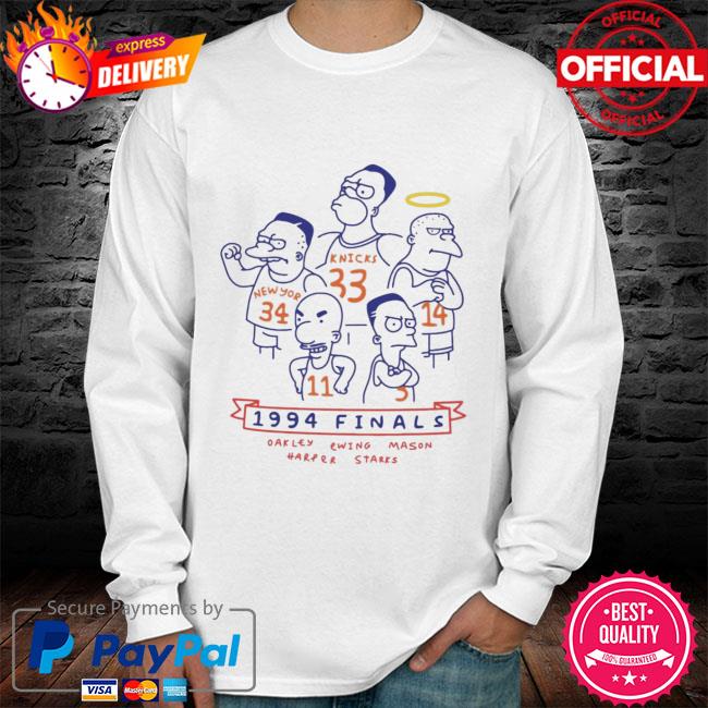 1994 Finals Oakley Ewing Mason Harper Starks Simpsons Shirt, hoodie,  sweater, long sleeve and tank top