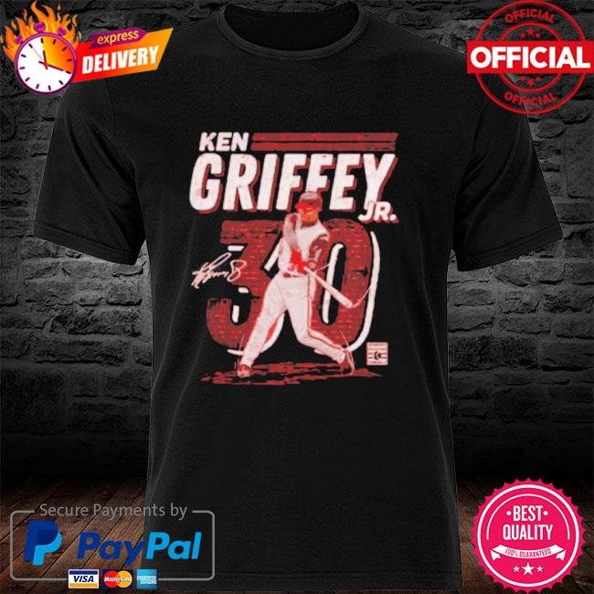 Official Cincinnati Reds Ken Griffey Jr. dash signature shirt