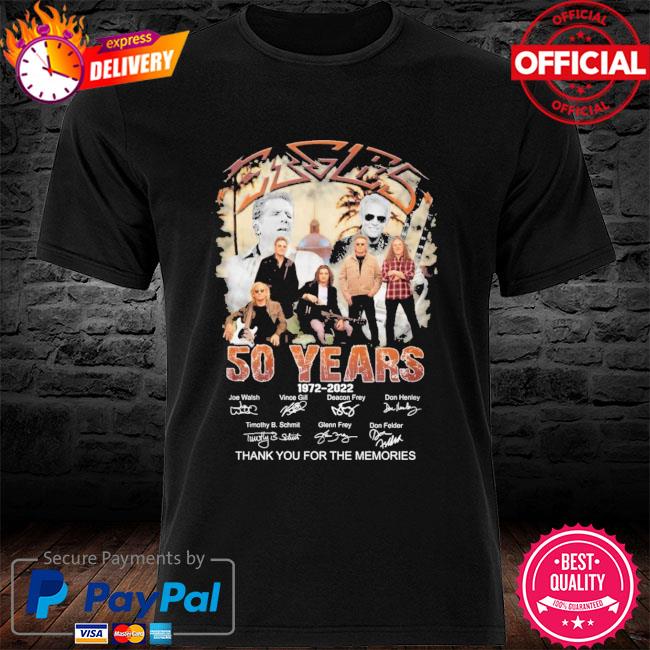 Official Eagles 50 Years Anniversary Shirt
