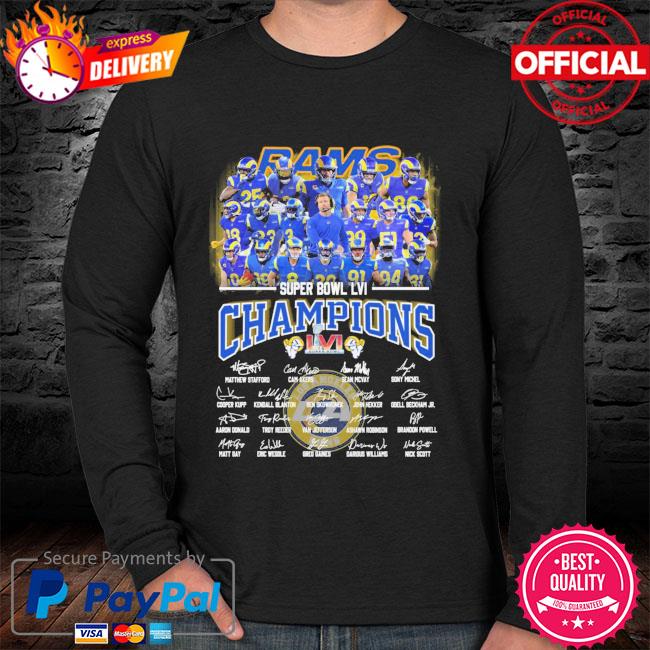 Los Angeles Rams Super Bowl LVI Champions shirt, hoodie, sweater