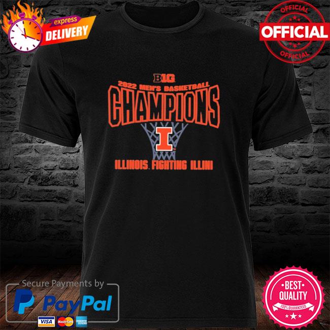 Illinois Fighting Illini 2022 B1G Men's Basketball Champions Shirt, hoodie,  sweater, long sleeve and tank top