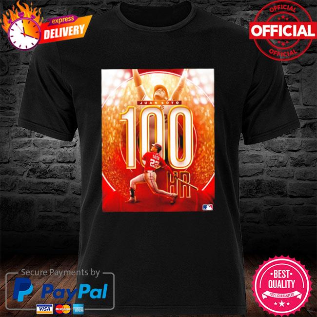 Congratulations Juan Soto On 100 Goals MLB T-Shirt - REVER LAVIE