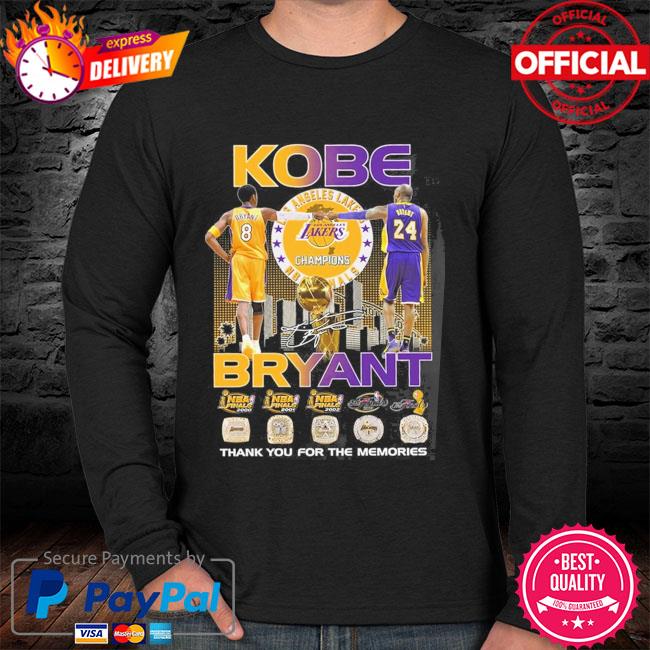 lakers championship shirt with kobe