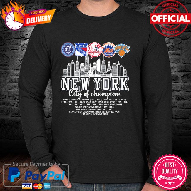 New York City Of Champions Shirt, hoodie, sweater, long sleeve and tank top