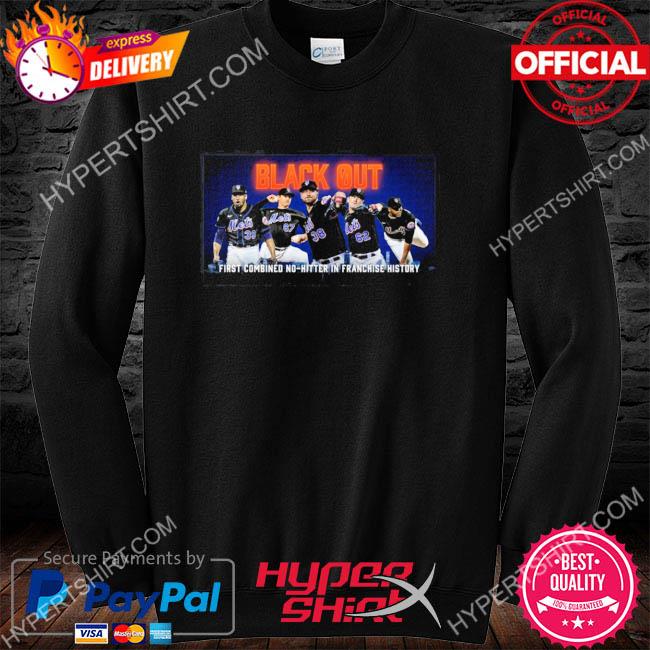 Official New York Mets Black Out First Combined No-Hitter In Franchise  History 2022 Shirt, hoodie, sweater, long sleeve and tank top