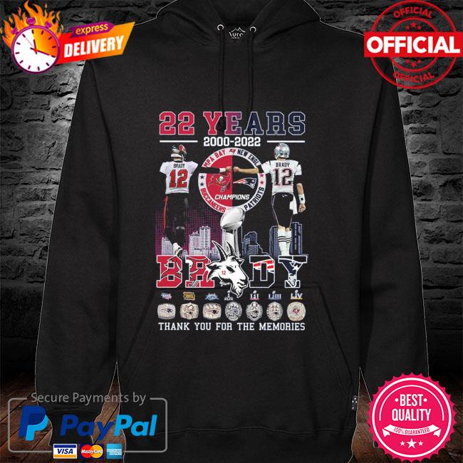 Thank You Tom Brady New England Patriots 2000 2019 And Tampa Bay Buccaneers  2020 2023 Signatures Shirt - Limotees