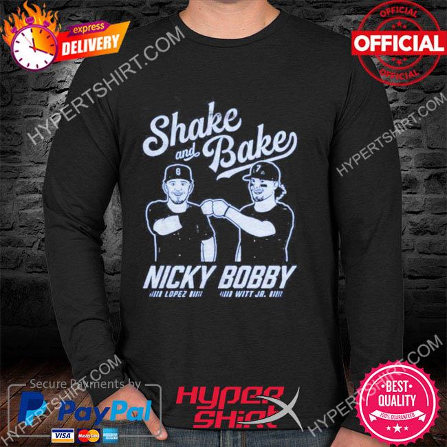 Nicky Lopez And Bobby Witt Jr Nicky Bobby Shirt, hoodie, sweater