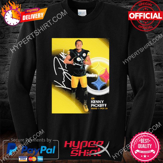 Kenny pickett round 1 pick 20 Pittsburgh steelers nfl draft 2022 shirt,  hoodie, sweater, long sleeve and tank top