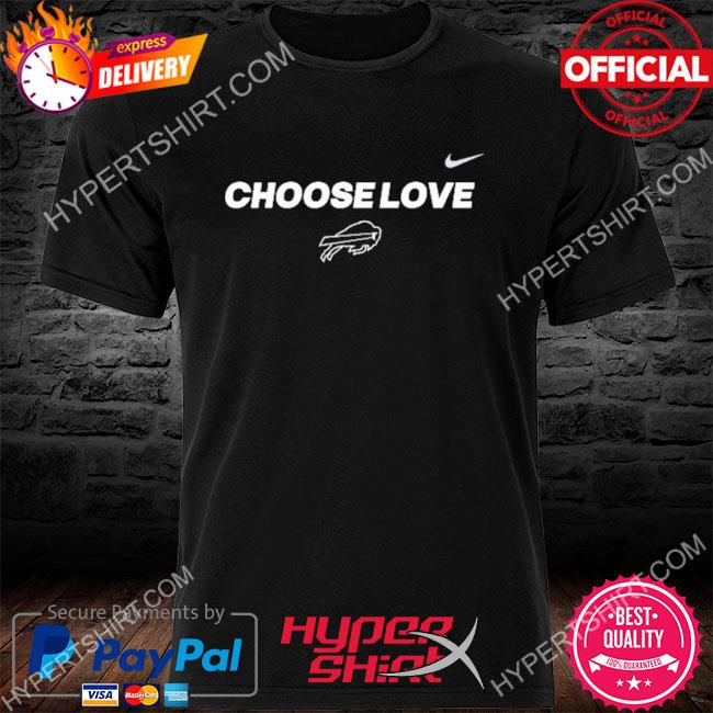 Buffalo bills stop hate end racism choose love shirt, hoodie, longsleeve tee,  sweater