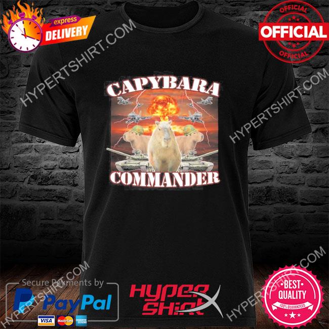 Hard merch capybara commander hard777 tiktok shirt