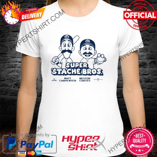 Super Stache Bros Matt Carpenter And Nestor Cortes Funny T-Shirt - KitOmega