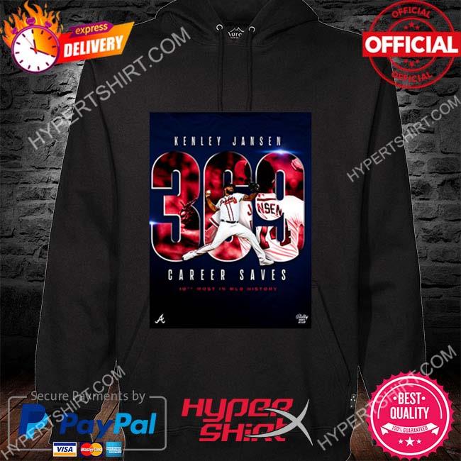 Kenley Jansen Atlanta Braves 378 Career Saves Ninth-Most In MLB History  Shirt, hoodie, sweater, long sleeve and tank top