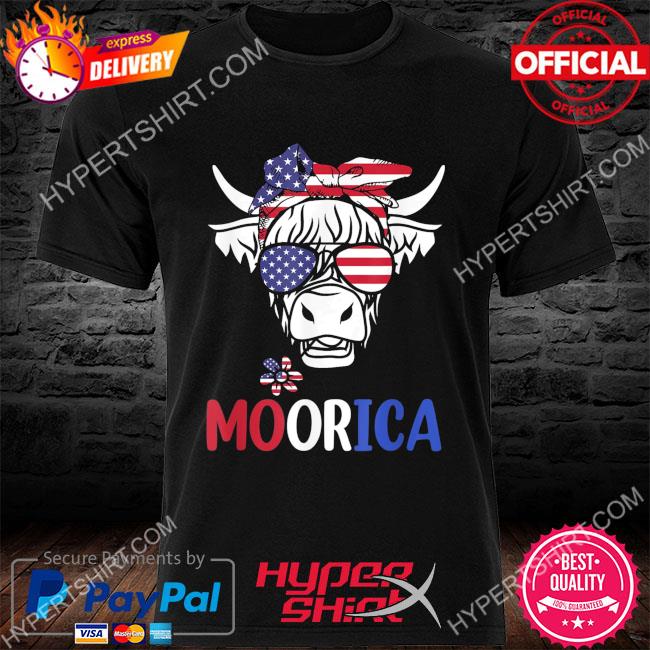 4th of july cow shirt