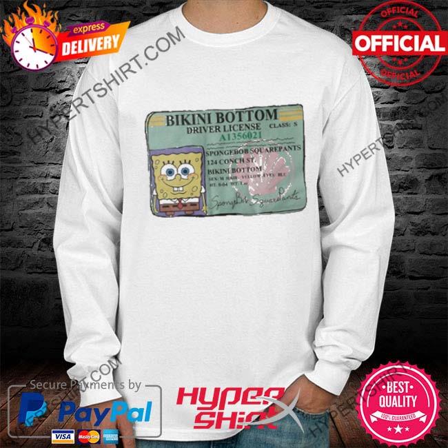 Spongebob Driver License Hoodie Britain, SAVE 59% 