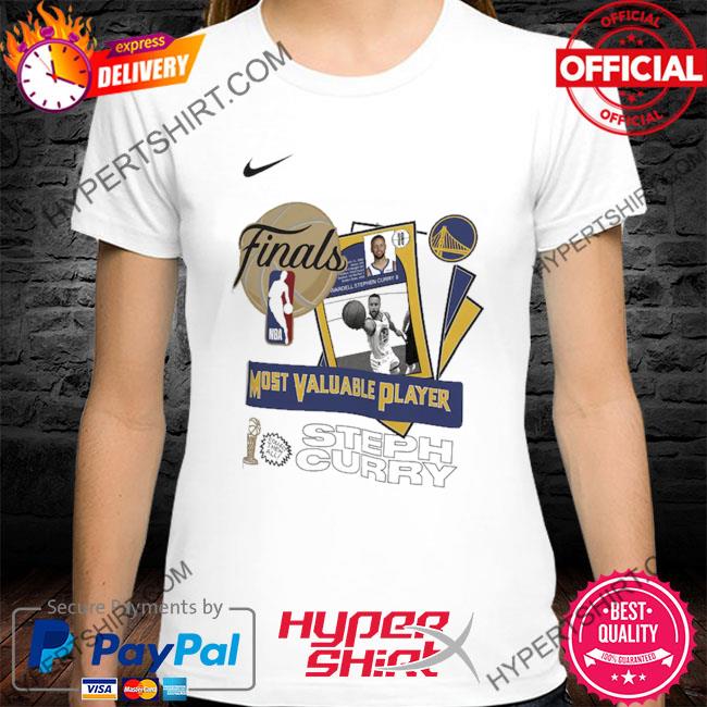 Nike Stephen Curry White Golden State Warriors 2022 NBA Finals Champions  MVP Shirt