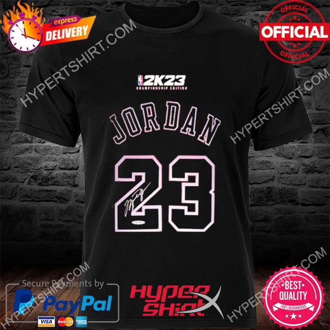 NBA 2K23 Championship Edition Michael Jordan 23 Signature Unisex T