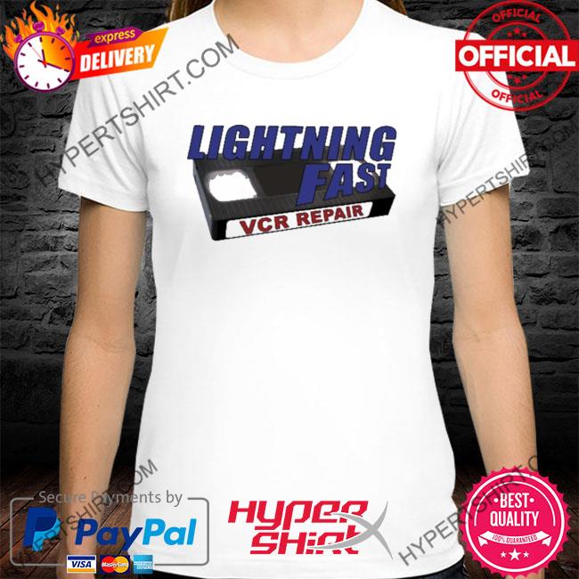 Red Letter Media Merch Lightning Fast Vcr Repair Shirt, hoodie, sweater,  long sleeve and tank top