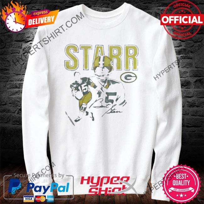 Bart Starr Green Bay Packers signature shirt - Online Shoping