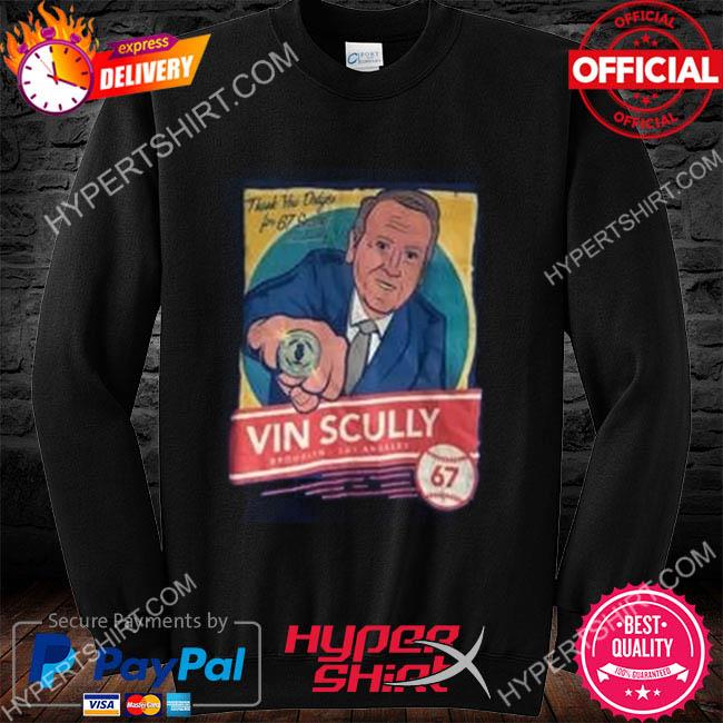 Vin Scully 1927-2022 Thank You For The Memories T-Shirt