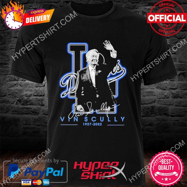 Vin Scully Shirt 1927-2022 Forever The Voice Of the Dodgers