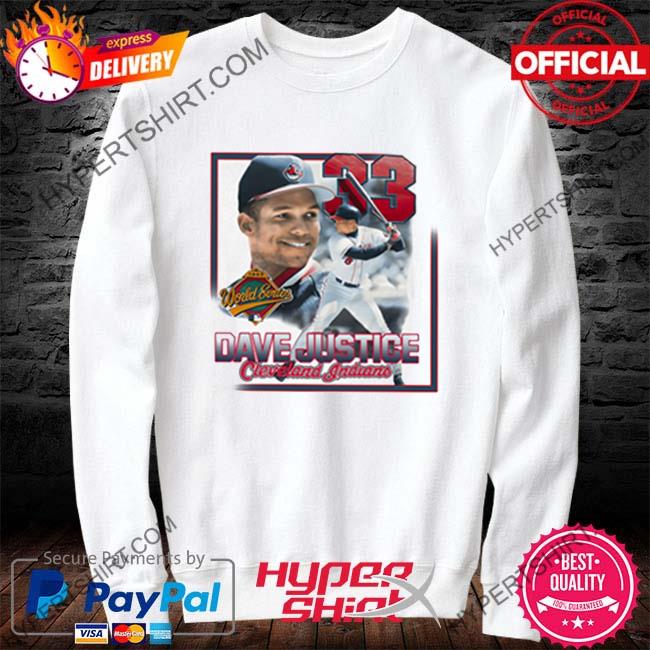 Dave Justice Cleveland Indians Shirt, hoodie, sweater, long sleeve and tank  top