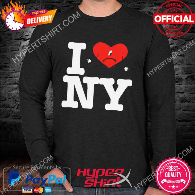 Worlds Hottest Tour At Yankee Stadium Bad Bunny I Love Ny Shirt, hoodie,  sweater, long sleeve and tank top