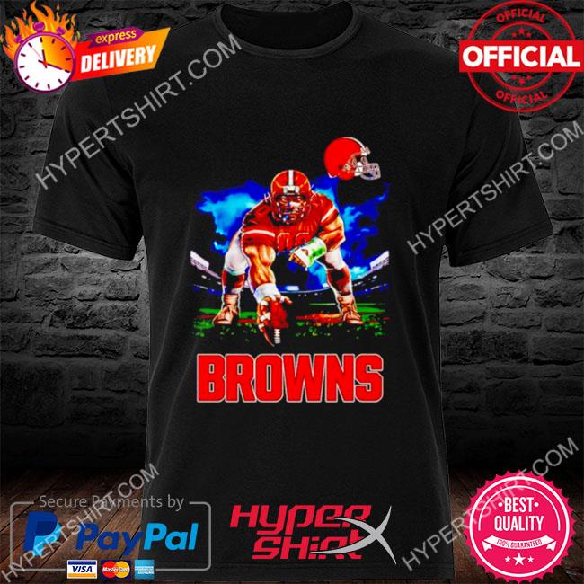 NFL, Tops, Cleveland Browns Hoodie Wlogomascot On Sleeve