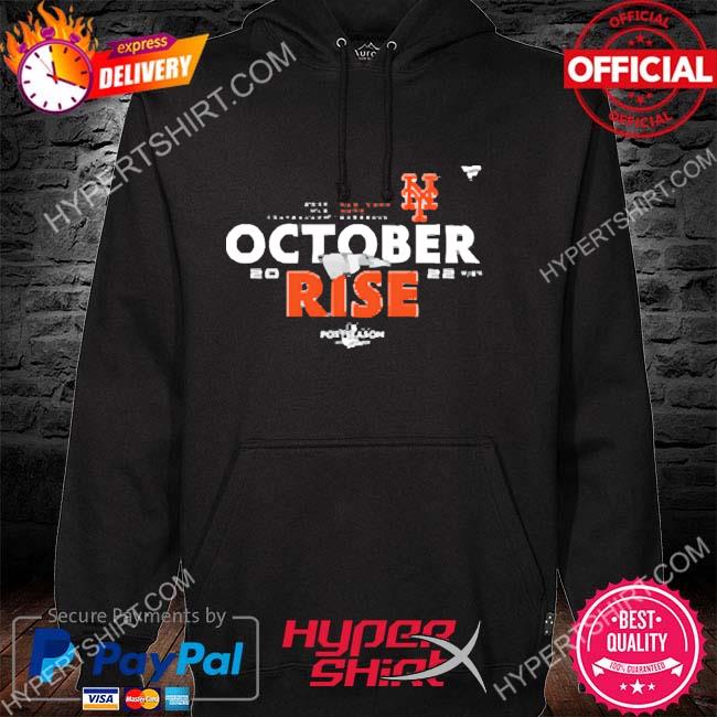 October Rise New York Mets Postseason 2022 Locker Room T-Shirt