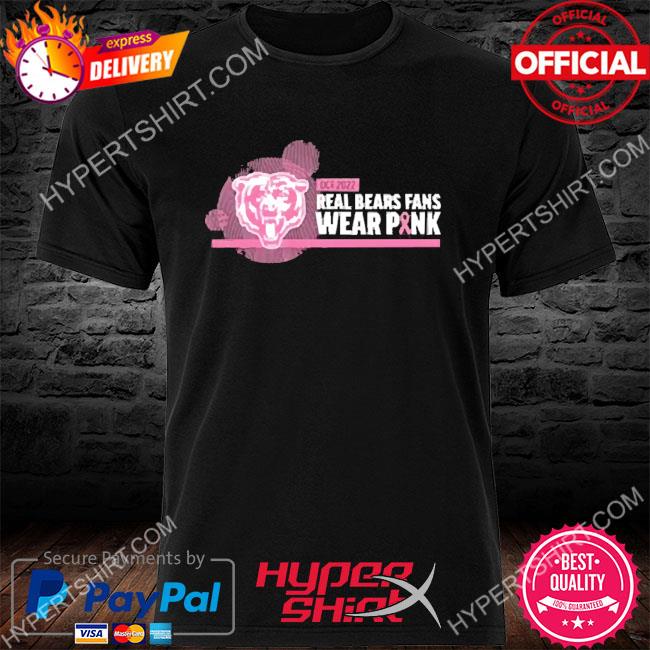 Top real Chicago Bears fans wear pink shirt