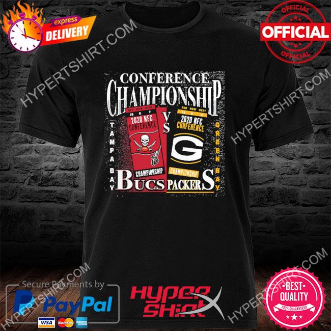 Green Bay Packers Vs Tampa Bay Buccaneers 2020 Nfc Conference Championship  Matchup Women S V Neck T Shirt in 2023