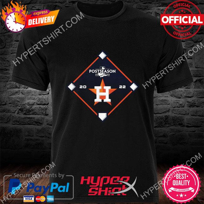 Men's Houston Astros Fanatics Branded Black 2022 Postseason T-Shirt