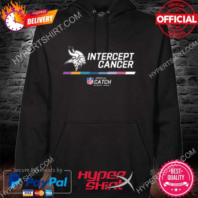 Cincinnati Bengals 2022 Nfl Intercept Cancer Crucial Catch Therma  Performance Pullover Hoodie T-shirt Long Sleeve